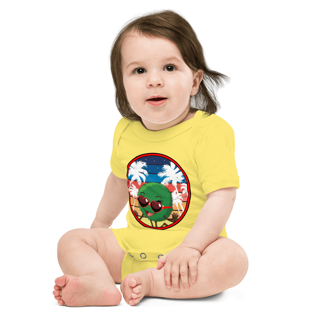 MBP Heart Shades Baby Short Sleeve One Piece
