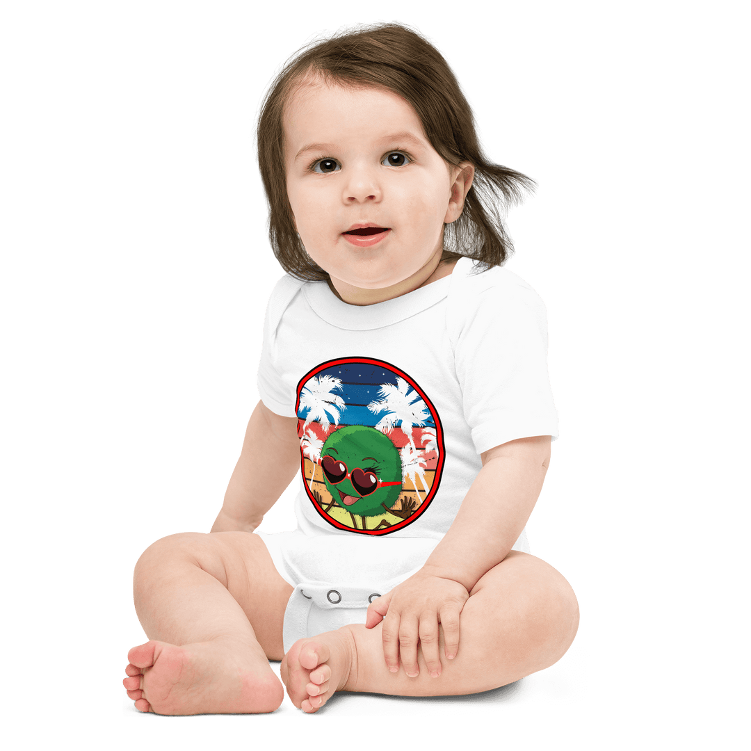 MBP Heart Shades Baby Short Sleeve One Piece
